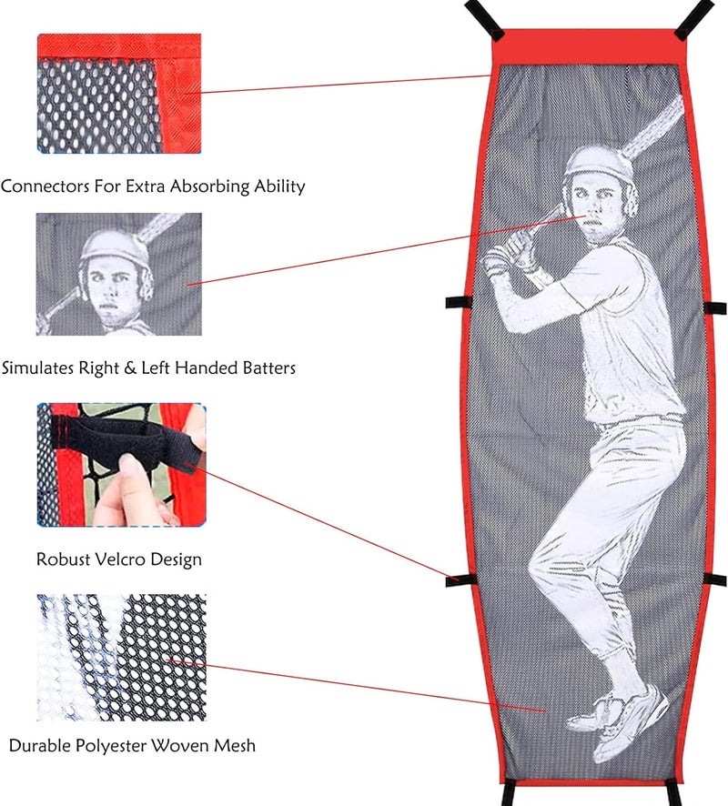 Supvision Baseball and Softball Pitching Dummy Batter Training Mannequin Pitching Target Pitching Softball Pitching Tools Aid for Improved Accuracy - Image 5